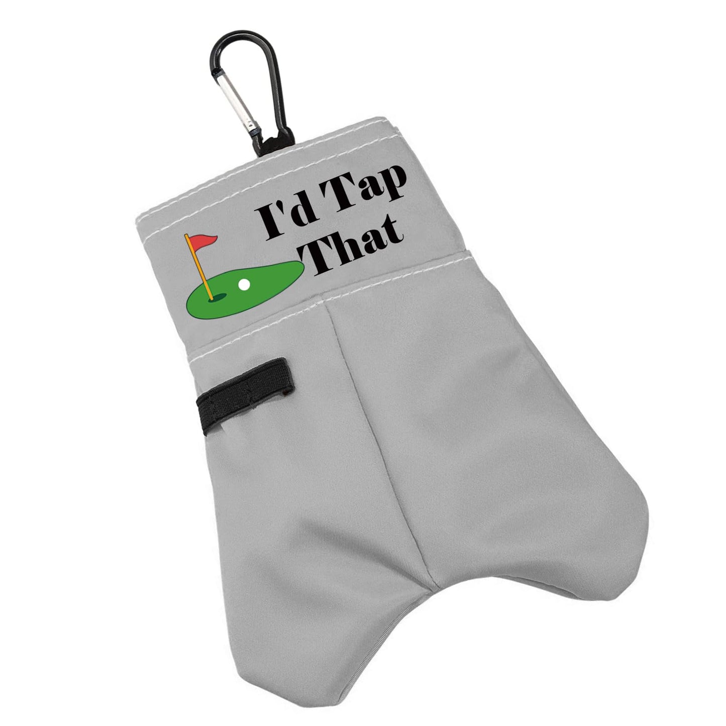 BLUPARK Funny Golf Ball Storage Bag for Golfer (I'd Tap That)