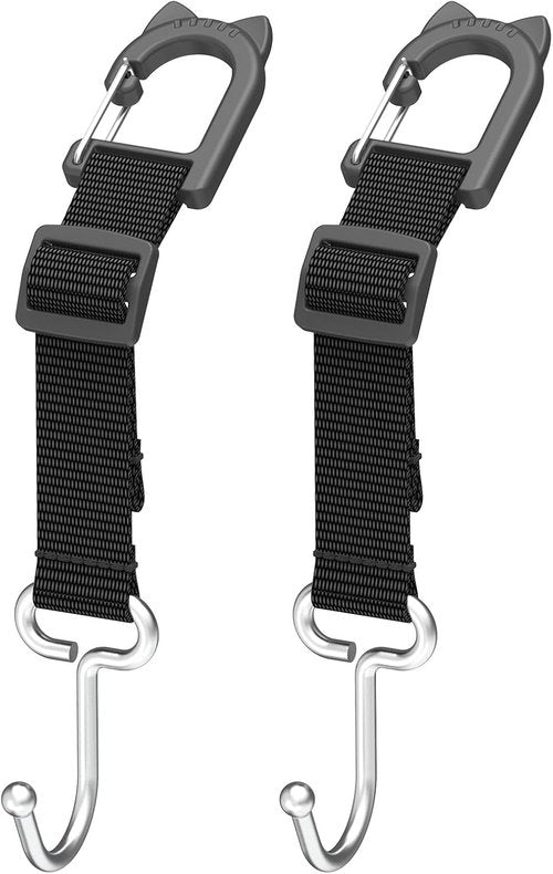 Car Headrest Hooks by [Brand Name] - Heavy Duty Metal Seat Hooks for Purses & Bags - 100 LBS Load Capacity