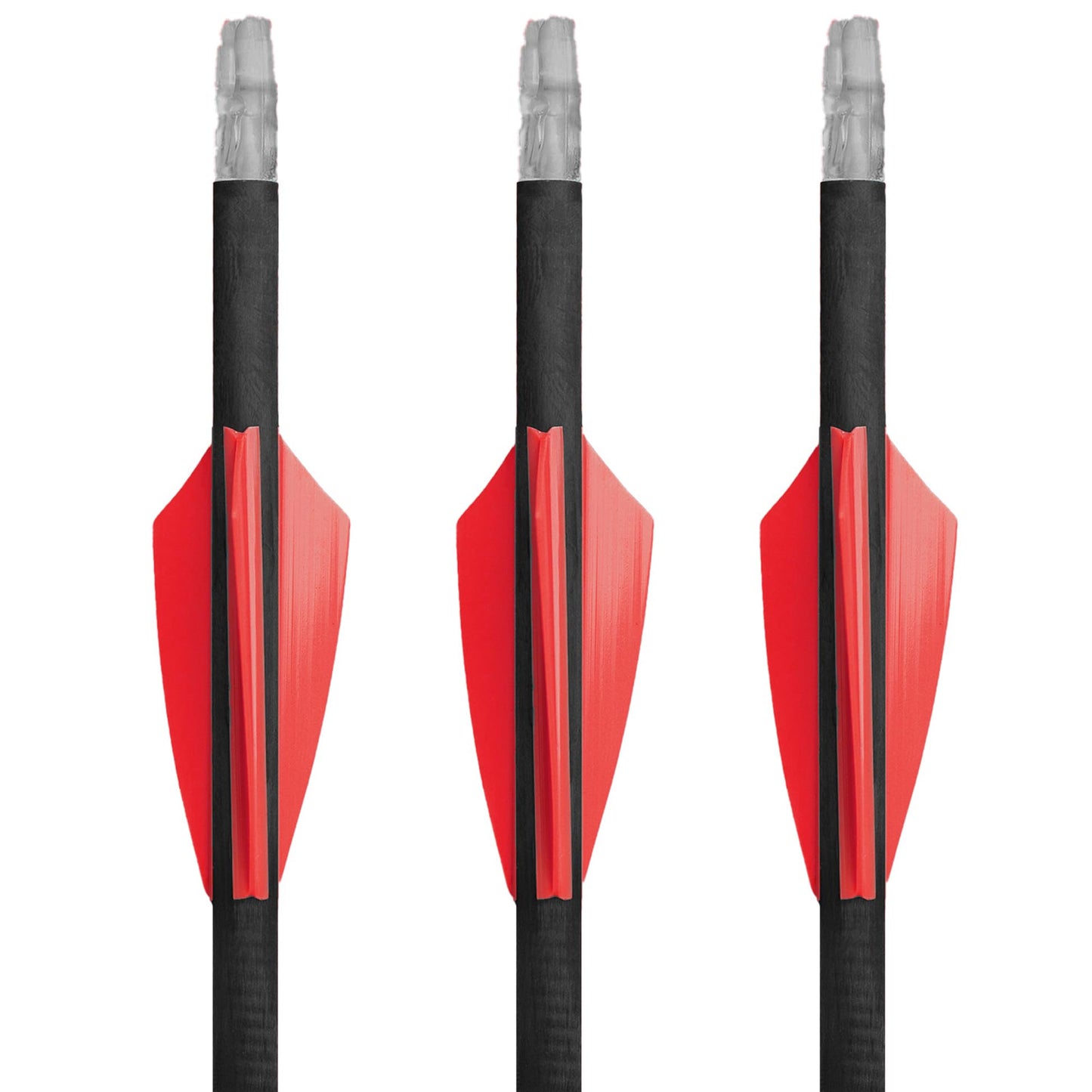 TAC Vanes 2.25" Driver Arrow Vanes | Archery Fletching for Compound & Crossbow | Durable, Lightweight, High Accuracy, Red 100 Pack