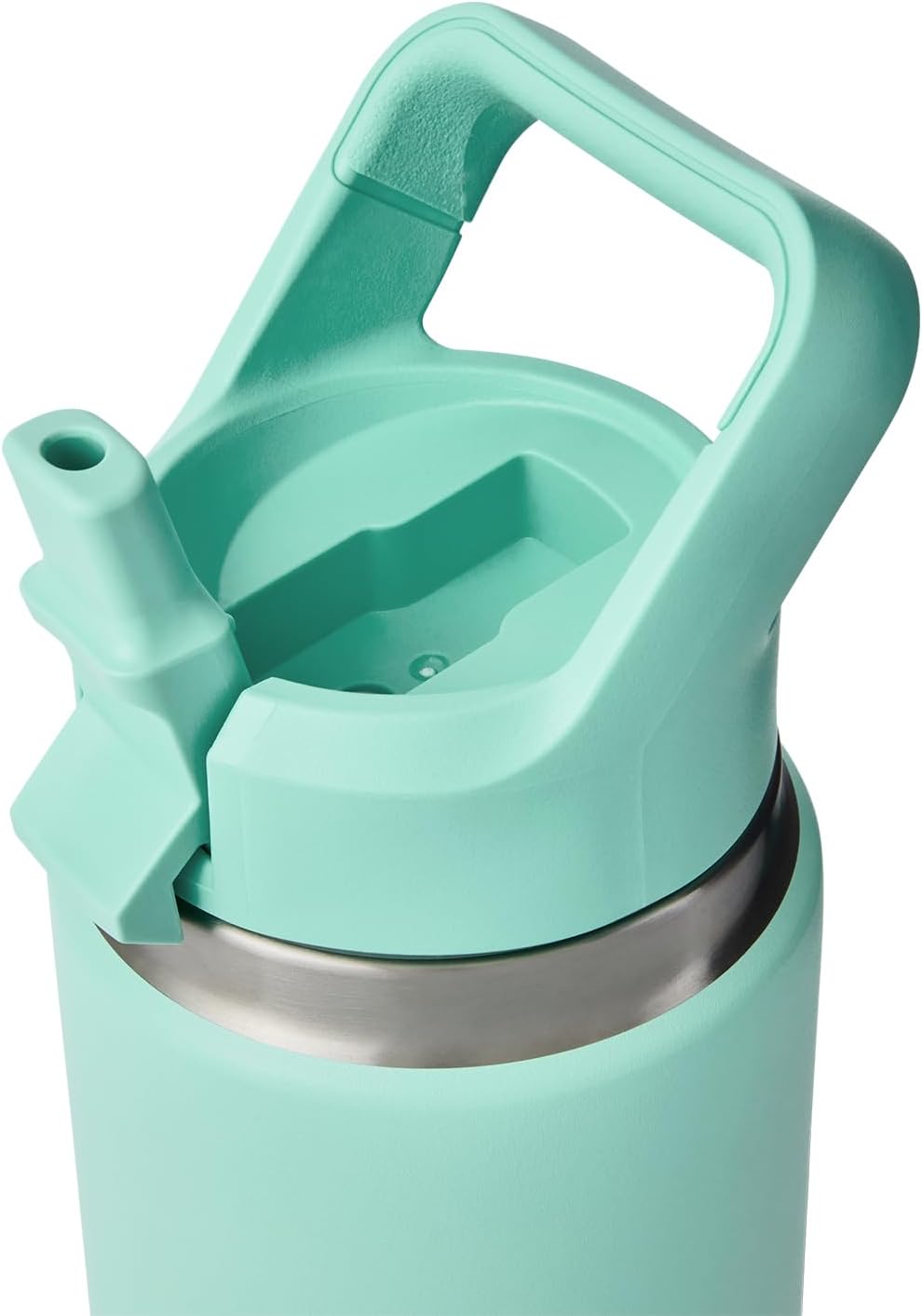 YETI Rambler Bottle - Color Matched Straw Cap for Easy Sipping - Durable & Stylish Design