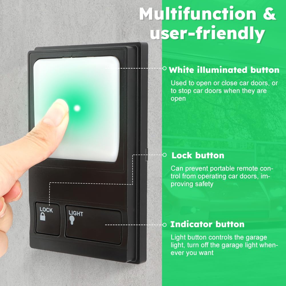 Upgrade Garage Door Opener, Wired Replacement Wall Keypad Button Compatible with Liftmaster 41A5273-1 78LM