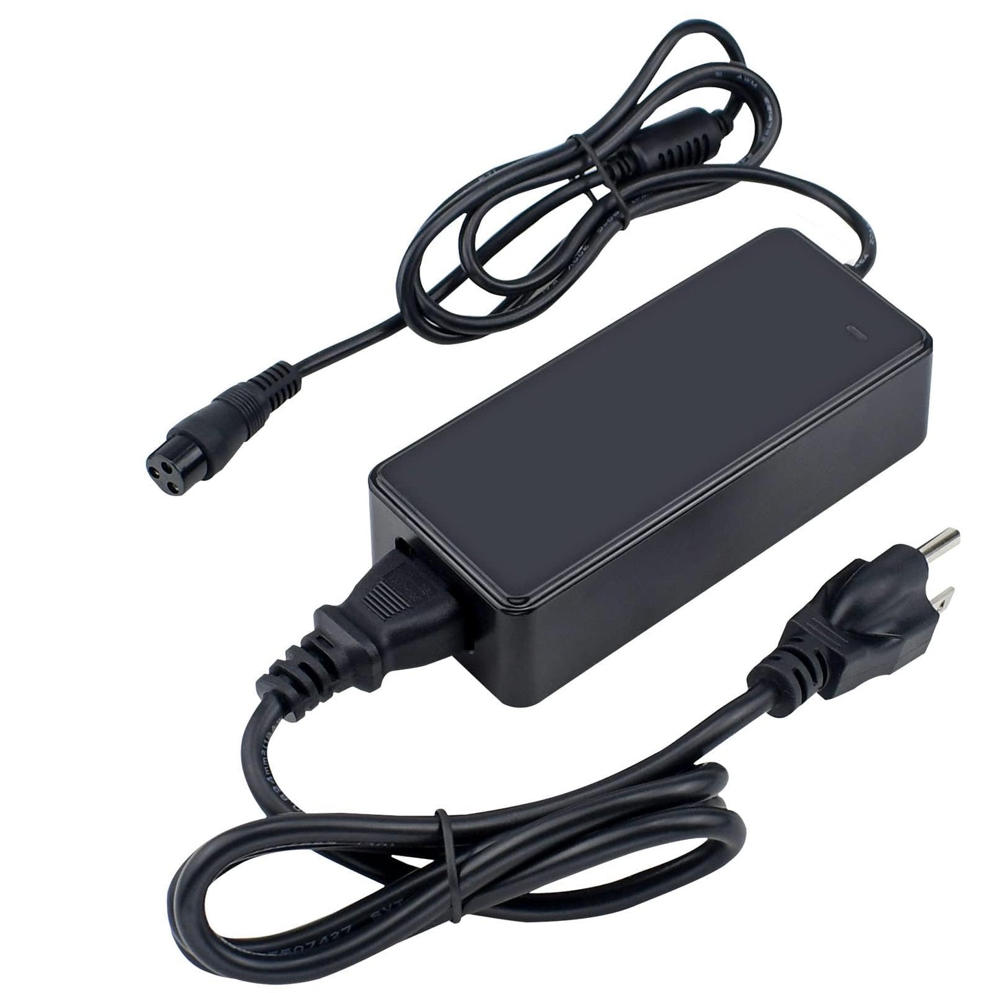 54.6V 2A Charger for Electric Scooter 48V Lithium Li-ion Battery, Power Supply for 120W 54.6 Volt Li-ion Connector Replacement with M16 Connector, 3 Prong Jack GX16