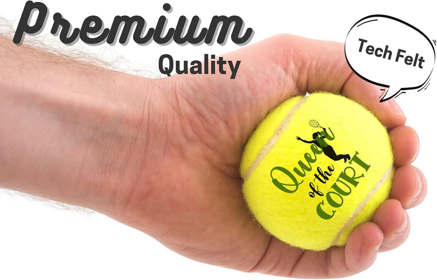 Skiennix Tennis Balls Gift Set - Unique 3-Pack with Gift Packaging for Tennis Lovers | Perfect for Teammates