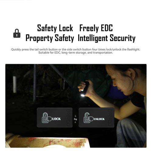 IMALENT BL70 EDC Tactical Flashlight with Red Light, 6000 Lumens Mini Flash Light Rechargeable USB C Floodlight for Outdoors Emergency Camping Night Observation