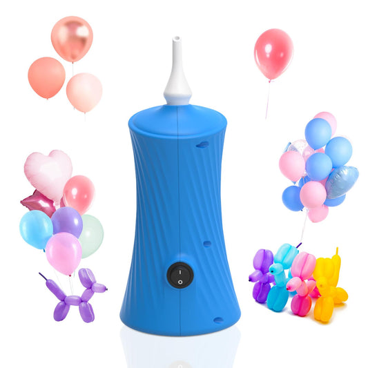 IDAODAN Balloon Pump Electric, Balloon Air Pump for Animal Balloons Long Balloons Pump for Balloon Animals, Twisty Curly Balloons Pump Electric