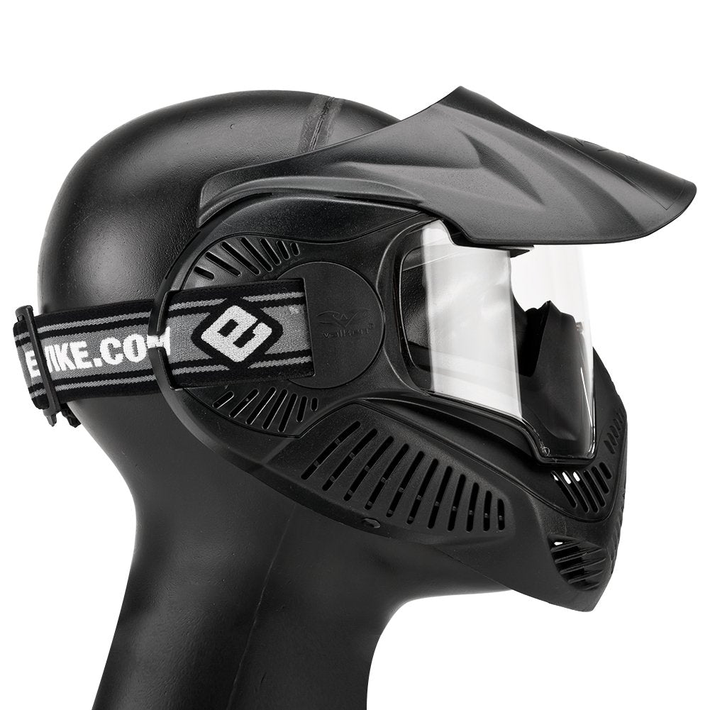 Evike Airsoft - Annex MI-5 Airsoft Paintball Full Face Face Pro by Valken - Black (ANSI Rated) - (PID: 48436)