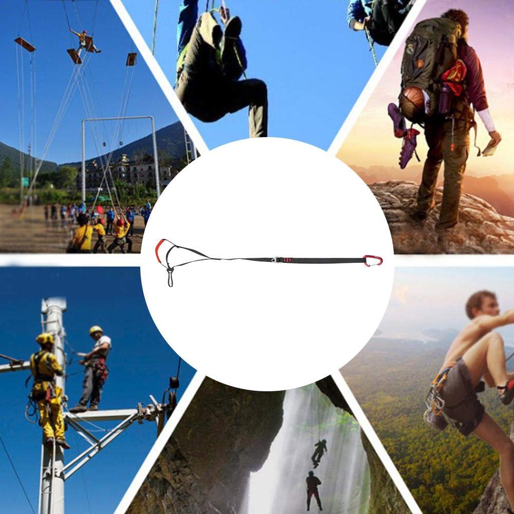 Climbing Ascender Adjustable Sling Foot Loop Ascender Webbing Sling Outdoor Mountaineering Rock Climbing Expedition Caving Aerial Work