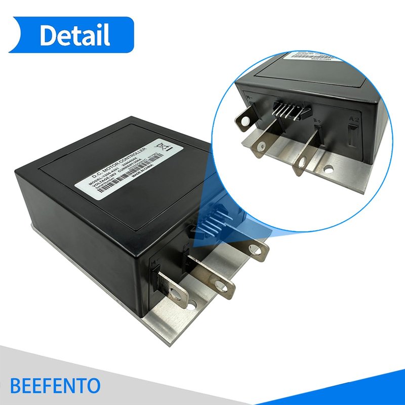 Beefento 1206-4301 36V 350 Amp 5-Pin Speed Controller for EZGO Medalist TXT 1994-2019 Golf Cart Compatible with Curtis 1206 Series DC Motor Controller, Replaces #25864G03 25864G04 25864G05 25864G09