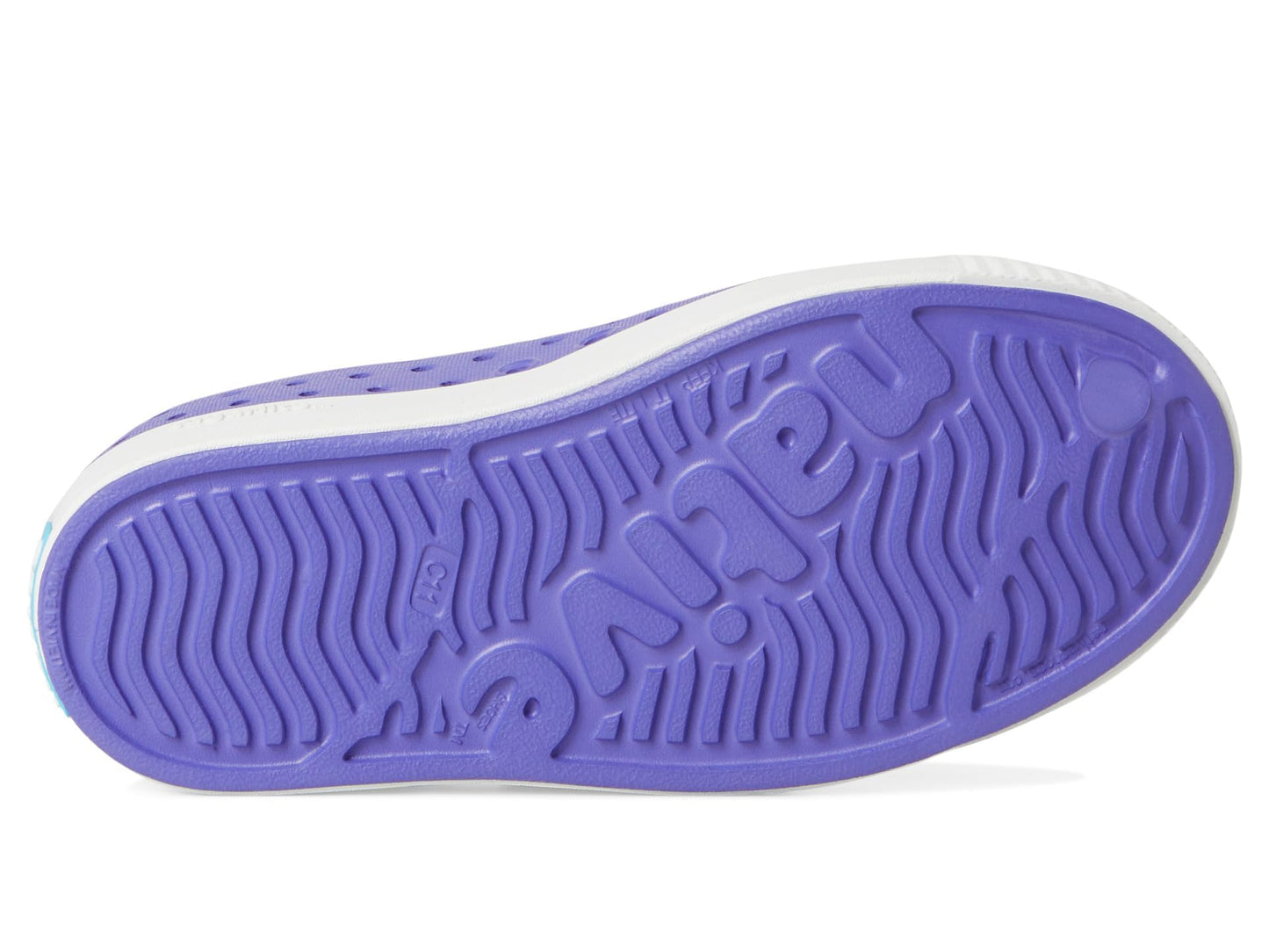 Native Shoes Unisex-Kids Jefferson Sneakers, Punk Purple/Shell White, 3 Little Kid