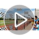 Checkered Flag Banner - 33ft Racing Pennant for Birthday Parties