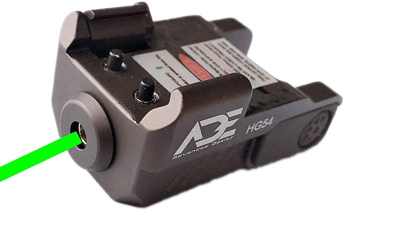Ade Advanced Optics HG54G Full Metal Strobe Class IIIA Laser Sight for Pistol Handgun (FDE)
