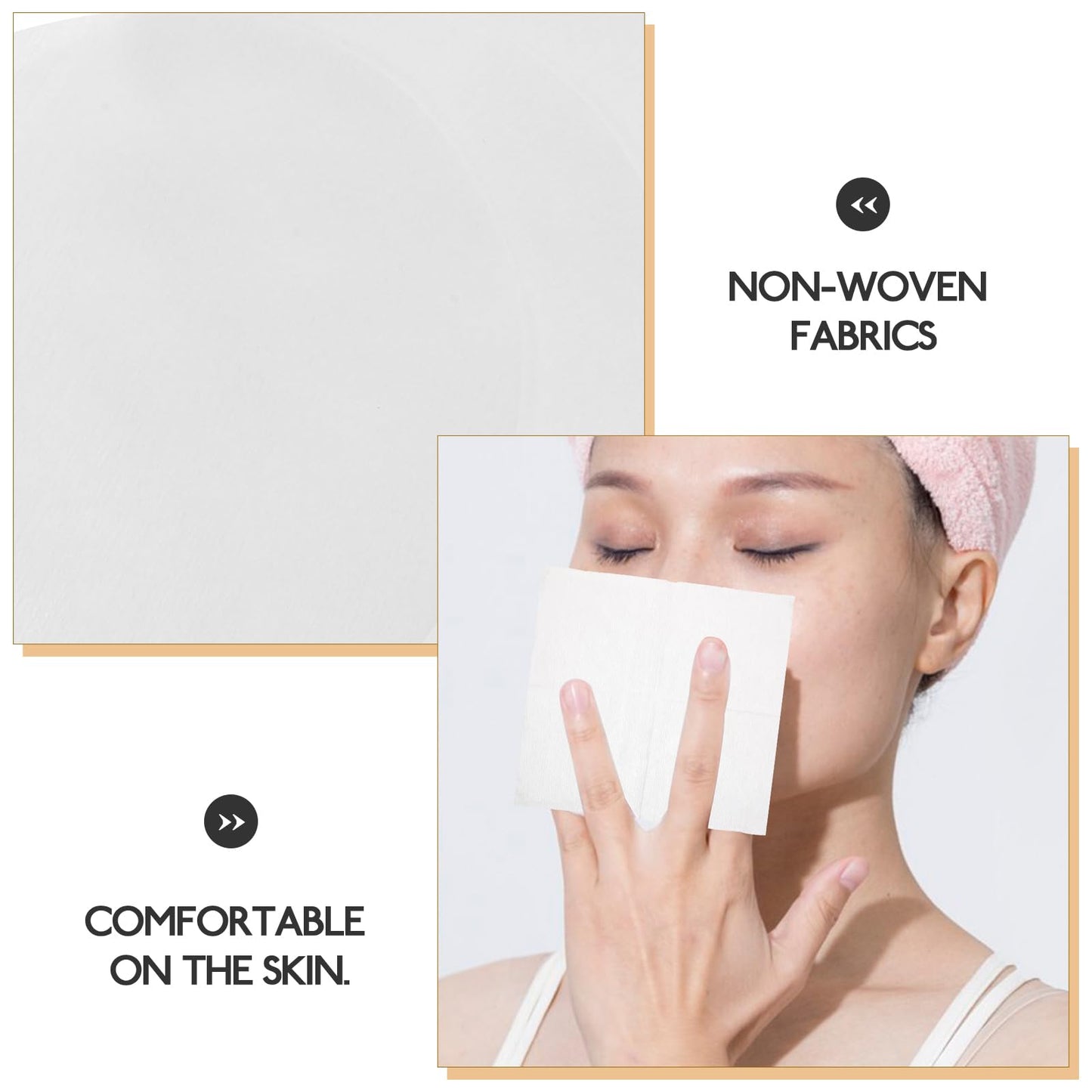 200pcs Non Woven Cotton Cushion Round Care Dressing First Aid Making Supplies