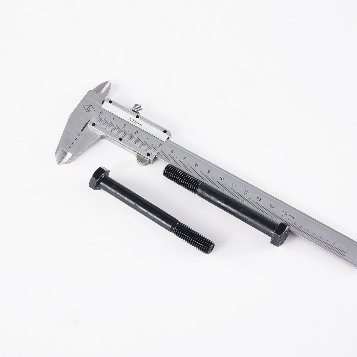 Joamang M8 x 100mm 8Pcs Hex Head Bolts, M8 x 1.25 Bolts, Hexagon Head Screws, 12.9 Grade Alloy Steel, Black Oxide Finish, Metric Machine Threaded, Half Thread