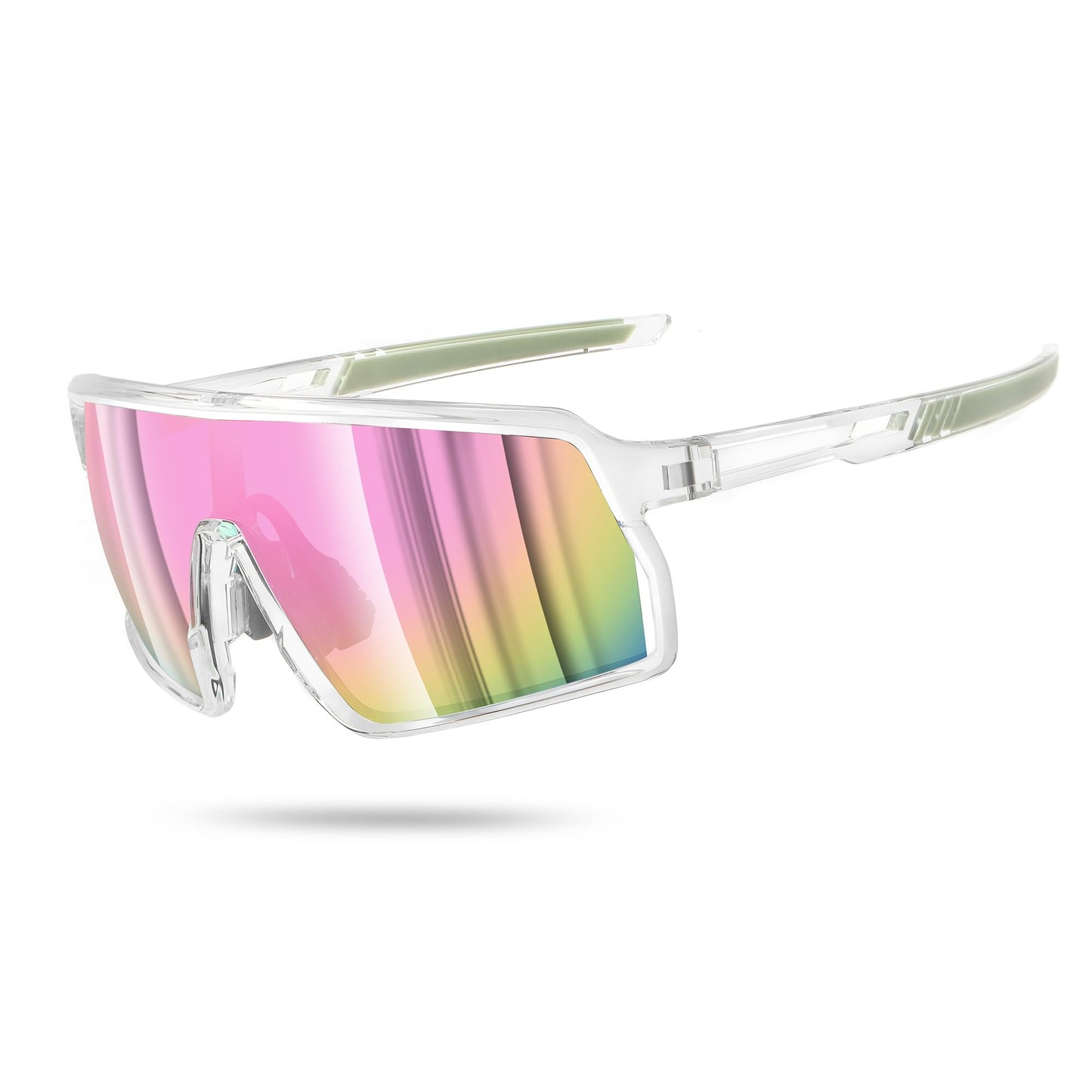 eyeezi Polarized Sports Sunglasses UV Protection Ventilation Design Outdoor Sports Running Cycling Baseball Glasses for Men Women