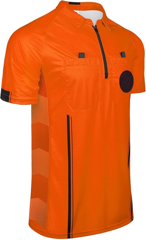 FitsT4 Sports Pro Soccer Referee Jersey - Short Sleeve Referee Shirt for Ultimate Comfort
