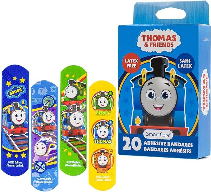 Thomas & Friends Character Bandages - Assorted Designs, 60 Pack