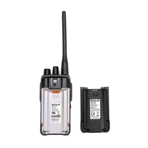 Retevis RB17V MURS Radios, Hunting Walkie Talkies Long Range,4400mAh Rechargeable Battery,SOS Alarm,2 Way Radios for Skiing Hiking Hunting(2 Pack) (with high gain Antenna)