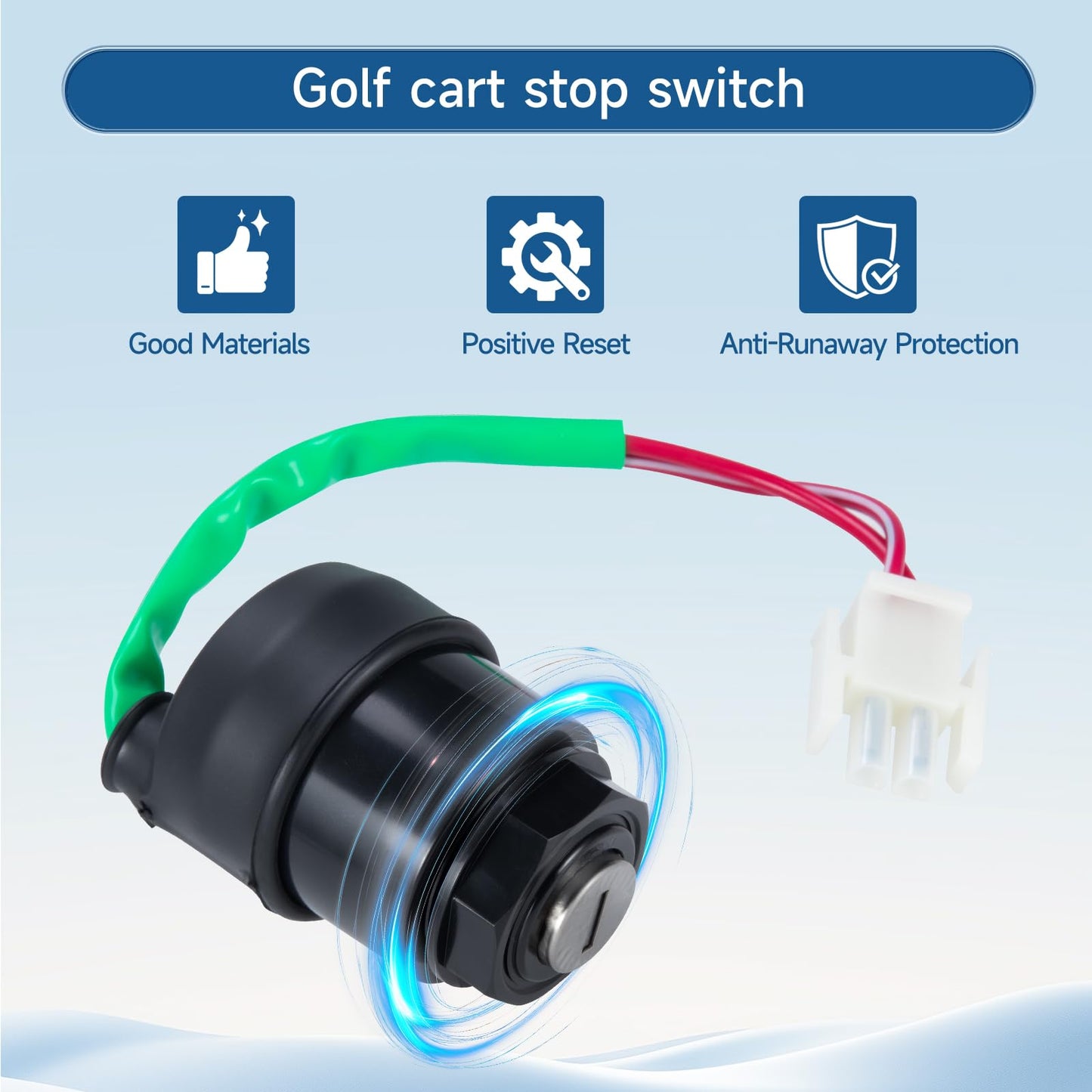 MIXOPOLY 1 Set Ignition Key Switch for Yamaha Golf Cart Gas Electric G11 G16 G19 G20 G21 G22 1996-2004 with Keys Replace OEM JN8-82510-09 JN8-82510-02-00 JN88251009