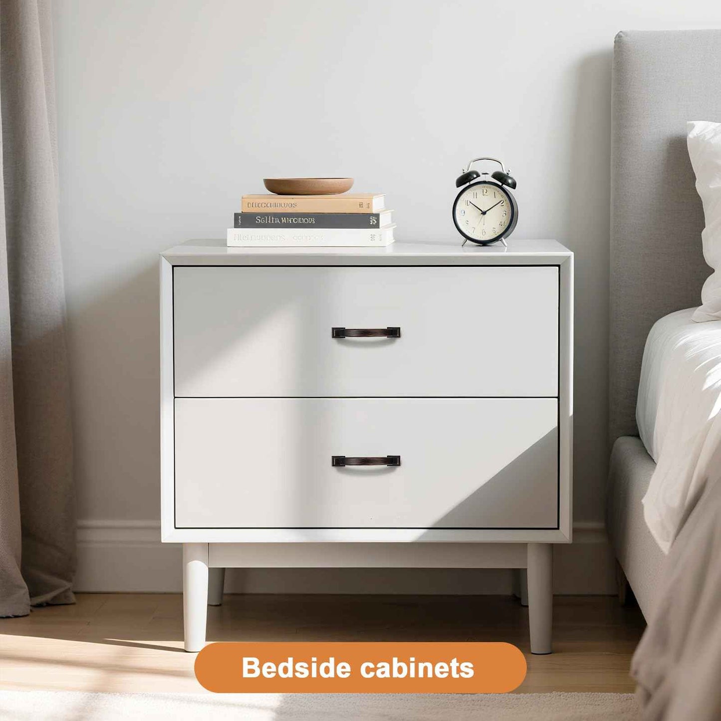 Probrico 10 Pack Oil Rubbed Bronze Cabinet Pulls 3 Inch Hole Center(76mm),Arch Kitchen Cabinet Handles Hardware for Dresser Drawer