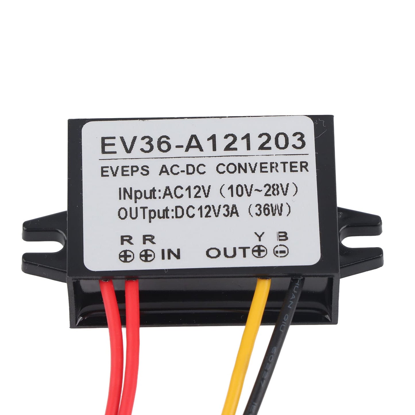 KooingTech AC to DC Rectifier, AC10-28V DC12V, AC to DC Converter Suitable for Vehicle Screen, Surveillance Camera, Fan, Water Pump, Motor, Router (3A)