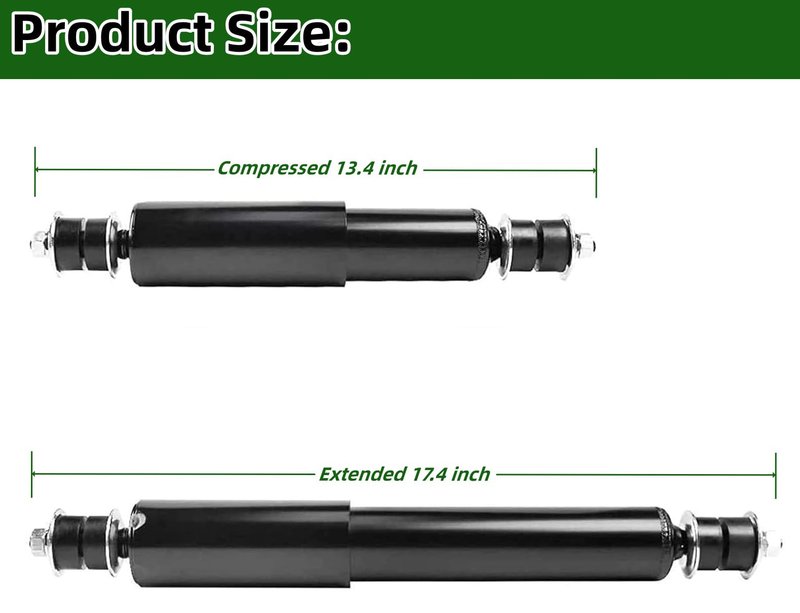 Dr.Acces Golf Cart Shock Absorbers for EZGO TXT Front and Rear Shock Absorbers Replaces OEM# 76418-G01, 70248-G01, 70324-G01, 76419-G01-4 PCS