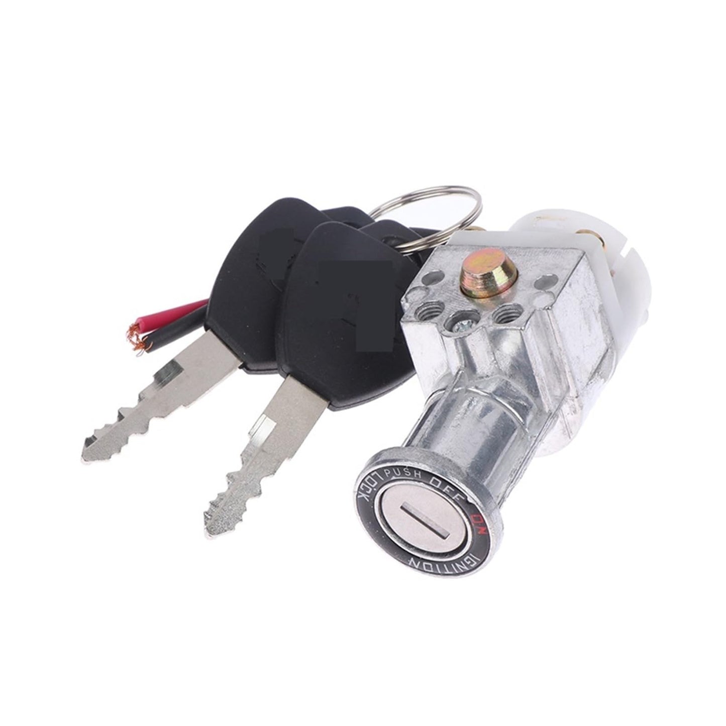 Bigger Head Type Electric Bicycle Ignition On/Off Key Switch Heavy Load E-Bike Li-ion Battery Casing Lock