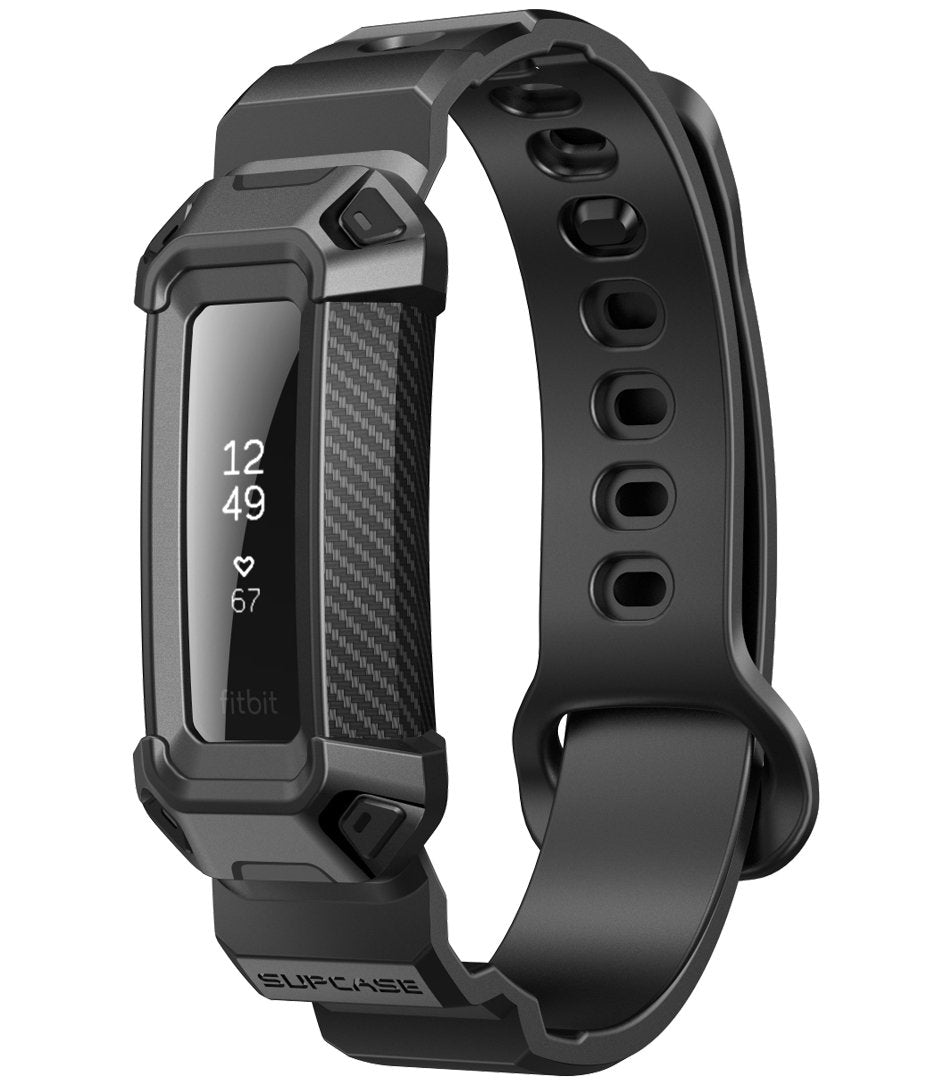 SUPCASE Unicorn Beetle Pro Bands with Case for Fitbit Alta HR/Fitbit Alta (Black)