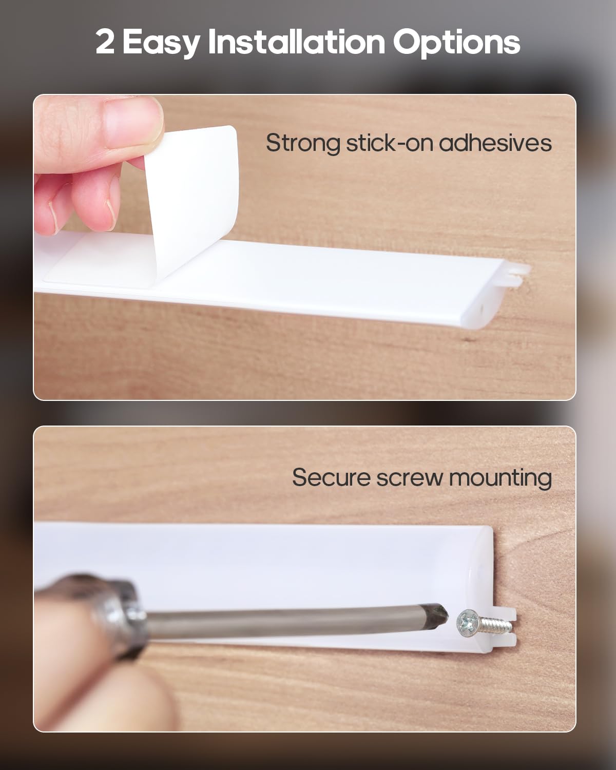 GOODEA Plug-in Under Cabinet Lights, 12inch Ultra Thin LED Dimmable Closet Lights with Memory Function, 3 Color Temperature Under Counter Lights for Kitchen, Cabinet, Workbench, Bookshelf, Desk