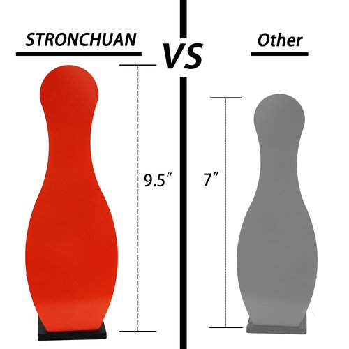 STRONCHUAN Ar500 9" Classic Popper Steel Shooting Target,Auto Reset,Steel Targets for Shooting,Ar500 Steel Targets,Steel Target,Ar500 Steeltarge,Airsoft Targets (Ball)