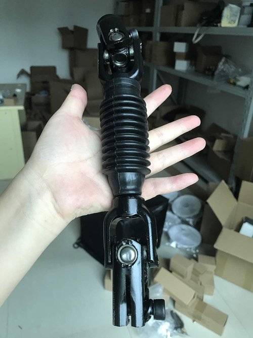 Dr.Accessories Metal Intermediate Steering Shaft, Replaces E-Z-GO: 70580-G01, 70580G01, Fits E-Z-GO: Gas and Electric, 2001 and Newer
