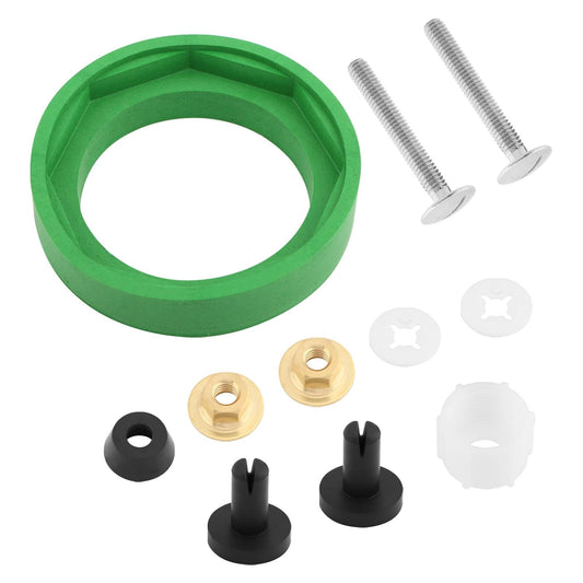 Toilet Tank to Bowl Gasket Kit for American Standards Toilet Part AS738756-0070A, 3 Inch Toilet Tank Replacement Kit, Includes Gasket, Bolts and Other Essential Parts