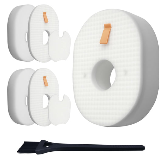 3Pack Dcoecue Replacement Vacuum Filters for Shark Rocket HV300, HV301, HV302, HV303, HV305, HV307QB, HV308Q, HV310, UV450, Part XFFV300, Includes 3 Foam, 3 Felt, and 3 Post-Filters