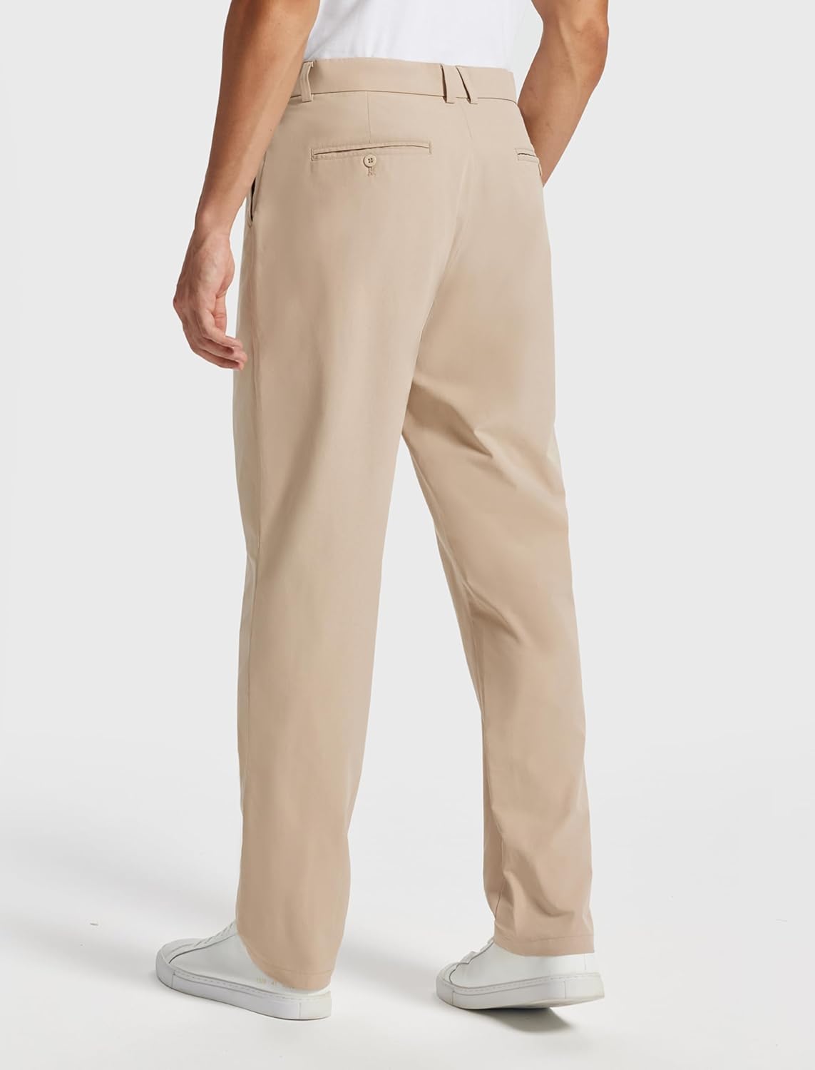 MoFiz Men's Golf Pants - Quick Dry Stretch Dress Trousers | Lightweight Casual Pants with Pockets (30"/32"/34")