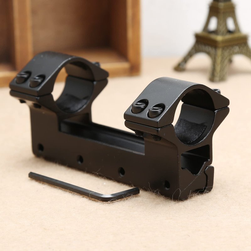 dophee Scope Mount 1" 25.4mm Rifle Tactical High Profile Dural Ring Scope Mount with 11mm Dovetail Rail
