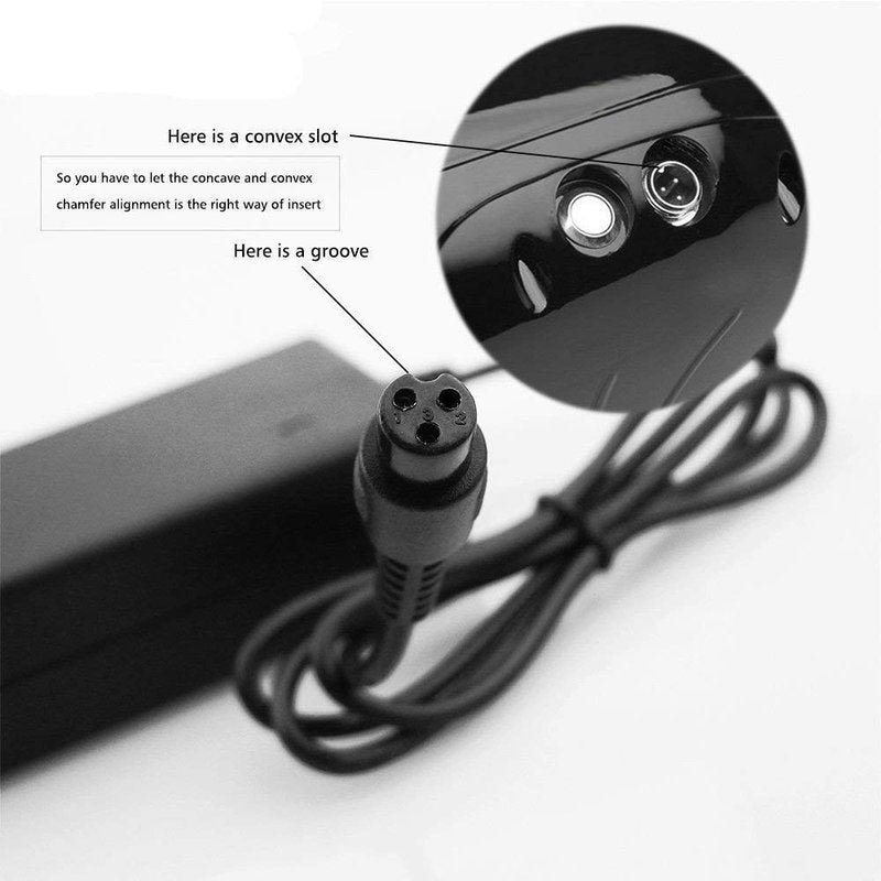 Charger Output 2A Input 100-240 VAC 42 Power Supply Charger 10S Battery Pack (mini 3Prong Inline)
