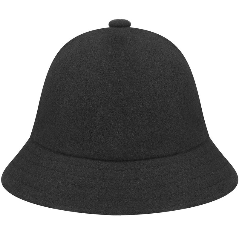 Kangol Wool Casual Bucket Hat for Women and Men, Large, Black