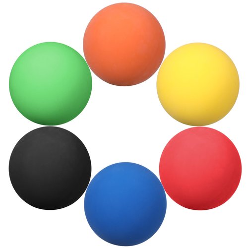 Vinsot 6 Pcs Rubber High Bounce Balls 2.36 Inch Rubber Bouncing Balls Colorful Large Bouncy Balls for Birthday Party Favors Gift Carnival Prize