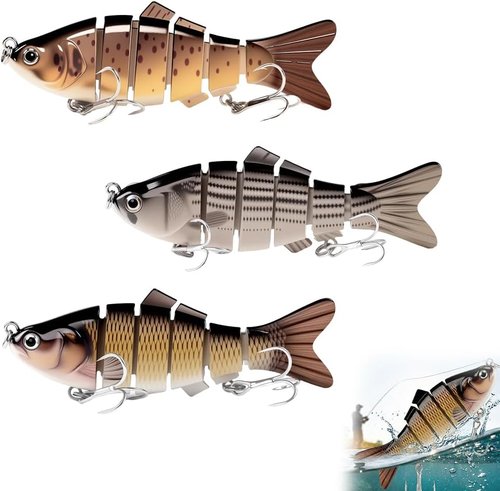 Fishing Lures - Floating Plopper Lure for Freshwater & Saltwater | Wobble Bait for Bass & Catfish