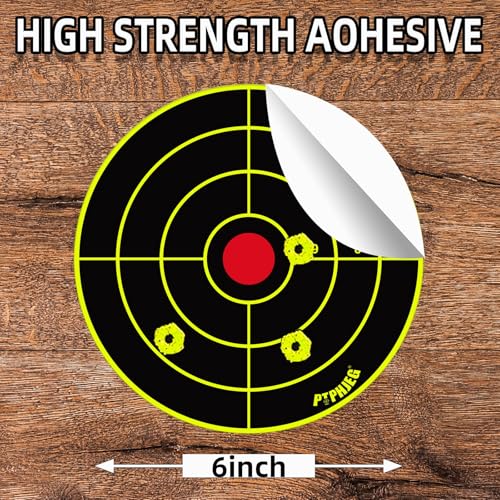 4 Inch Splatter Target Stickers - Adhesive Shooting Targets, 400 Pack