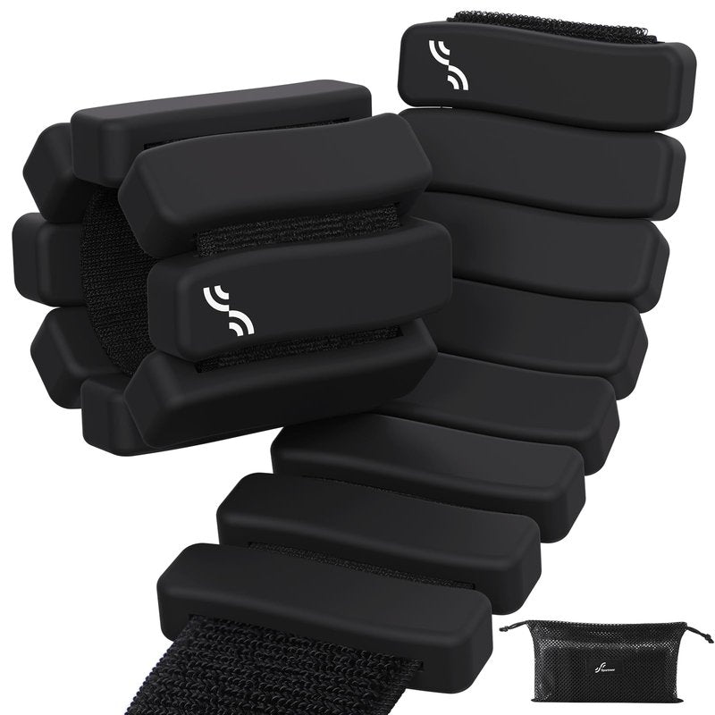 Sportneer Ankle & Wrist Weights Set of 2 (2LB Each) for Women Men Comfortable Arm Leg Weight for Pilates, Running, Walking, Workout, Yoga, Water Aerobics, Pool Exercises