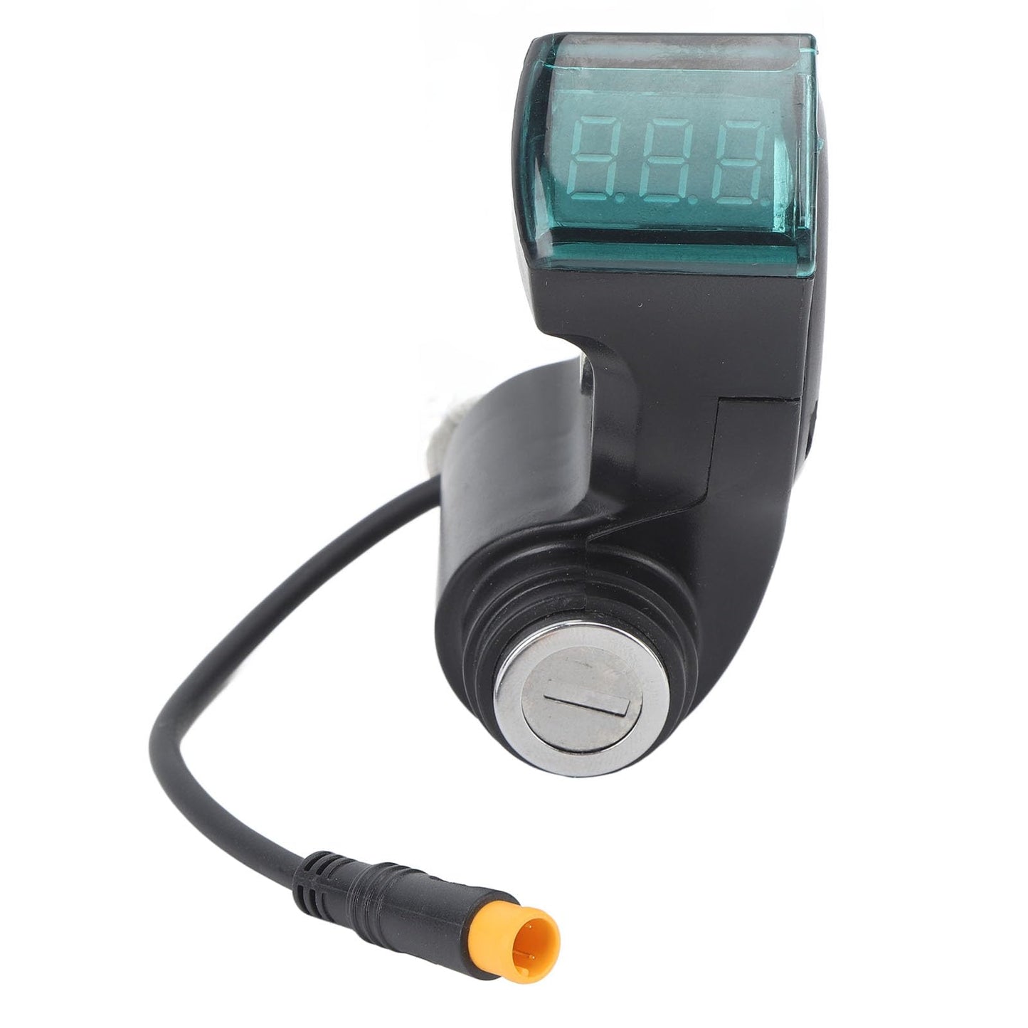 Electric Scooter Handlebar Switch Lock, Scooter Digital Display Switch Lock Real Time Data Display with 2 Keys for Maintenance