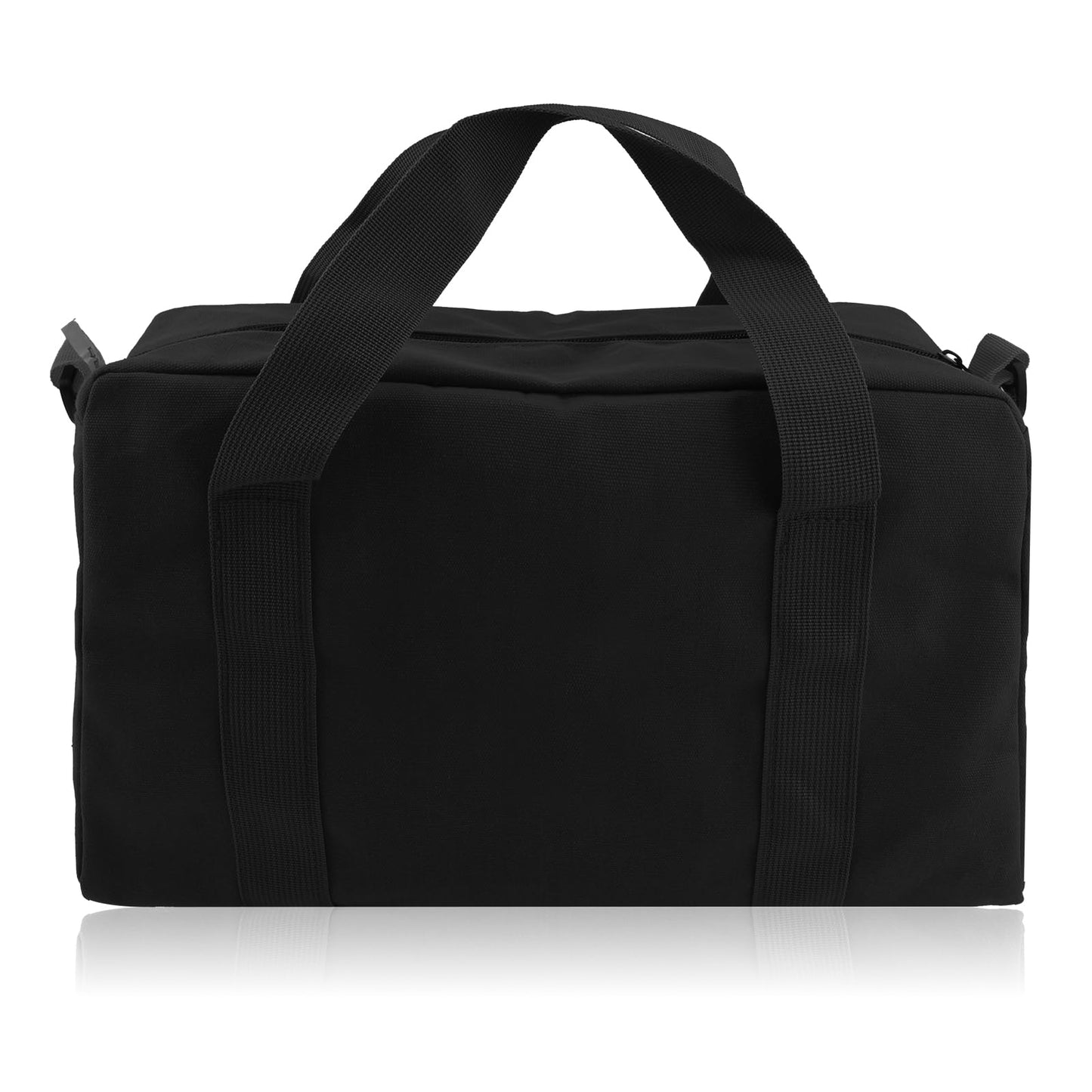 Small Tool Bag,Close Top Wide Mouth Tool Organizer Bag,Large Capacity Tool Bags for Men,Canvas Tool Storage Bag for Storage Handbag for Screwdrivers,Wrench,Pliers Hand Tools (black, 14 Inch)