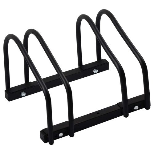 WALMANN 2 Bikes Floor Bike Stand, Bike Parking Rack Garage Bike Storage Stand Indoor/Outdoor 22-28" Wheel Stand, Max. Tire Width 2.1"
