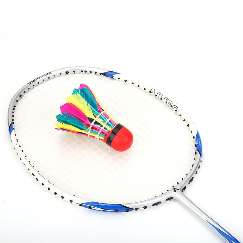 VGEBY 11Pcs Badminton Shuttlecocks, Badminton Balls Badminton Birdies Colorful Shuttlecocks Rainbow Ball Badminton for Sports Training Activities Rainbow Birdies Rainbow