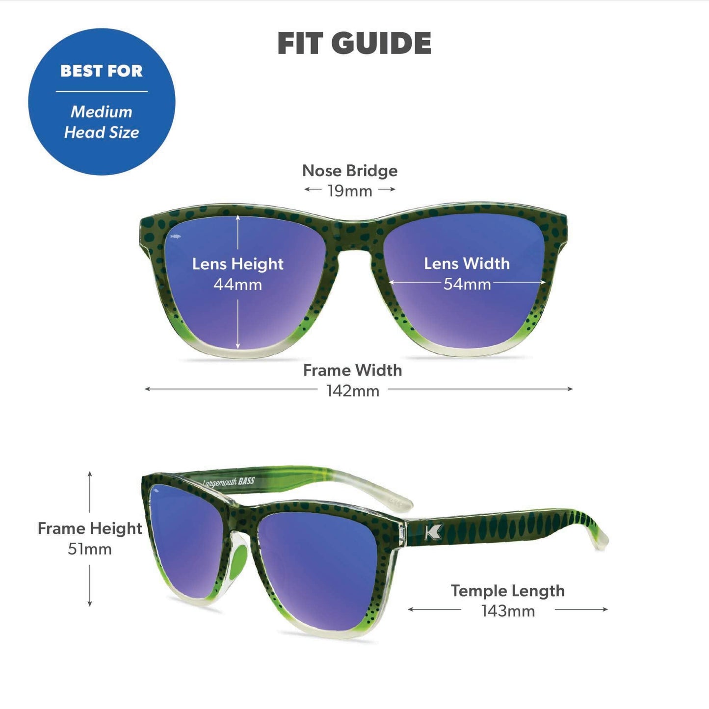 Knockaround Premiums Polarized Sunglasses for Men & Women - UV400 Protection