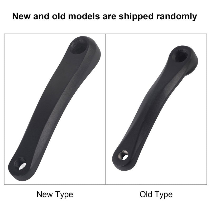 Respicefinem Crank Arm Left Bike Aluminum Alloy Single Chain 170mm Arm Replacement for Mountain Bike Road Bike Repair Replacement Accessory Compatible with Multiple Bike Model