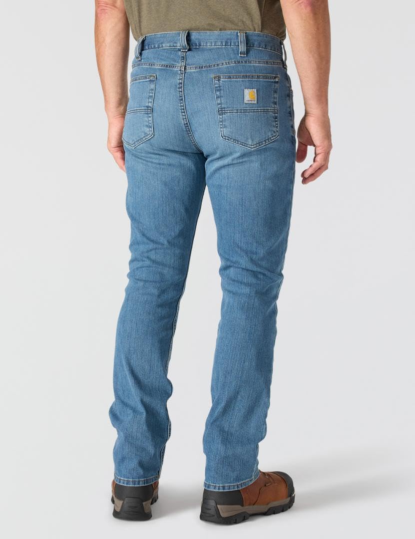 Carhartt Men's Relaxed Straight Rugged Flex Jean, Coldwater, W34 x L32