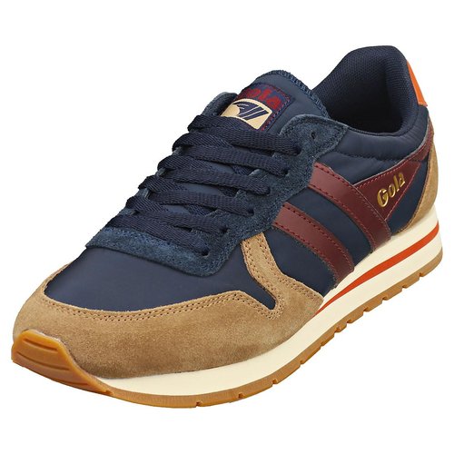 Gola Men's Daytona Chute Navy/Tobacco/Burgundy 9 M