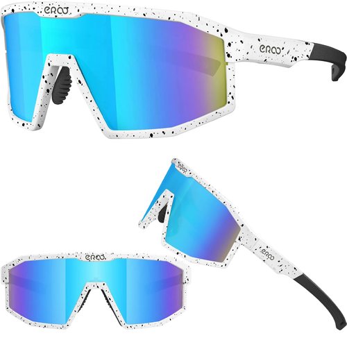 ER00 HD Polarized Small Narrow Sport Sunglasses for Youth Women, Pit viper Baseball Golf Pickleball Softball Tennis F2 Easy Run