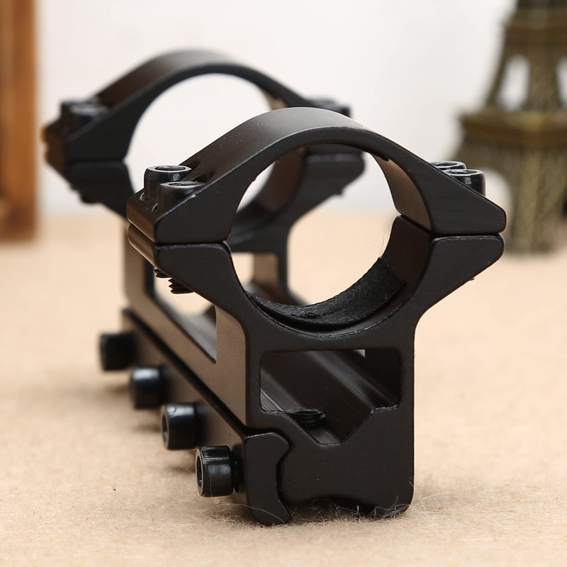 dophee Scope Mount 1" 25.4mm Rifle Tactical High Profile Dural Ring Scope Mount with 11mm Dovetail Rail